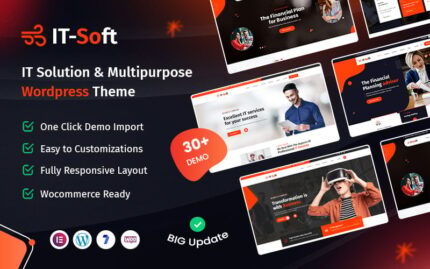 IT-Soft - Tema WordPress Konsultasi Bisnis Solusi TI