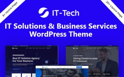 Tema WordPress Solusi TI & Teknologi IT-Tech