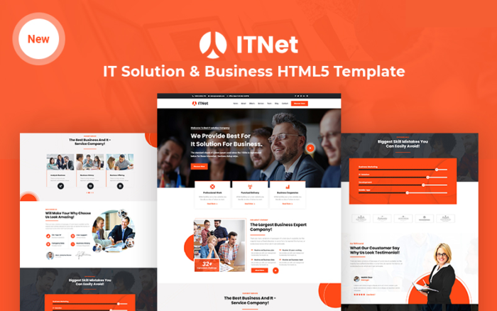 ITnet - Template Situs Web Responsif Solusi TI dan Bisnis