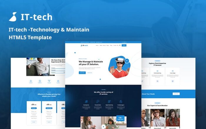 Ittech – Template Situs Web Responsif Teknologi & Pemeliharaan