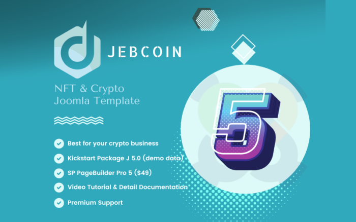 Jebcoin - Template Joomla NFT & Kripto