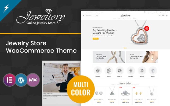 Jeweitory - Tema WooCommerce Toko Perhiasan dan Berlian