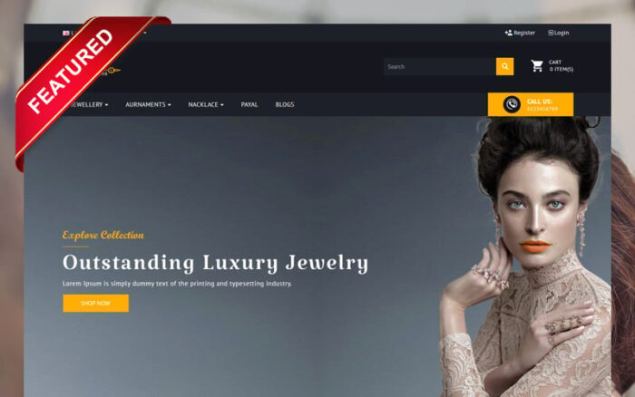 Template OpenCart Toko Perhiasan Jewella