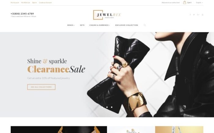 Tema Magento Jewelrix