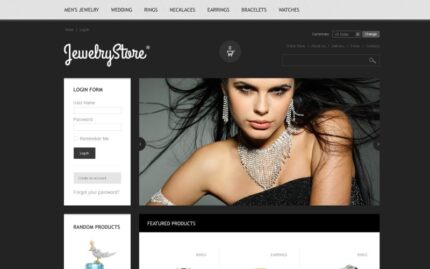 Jewelry Store VirtueMart Template