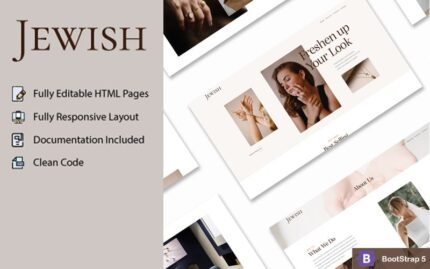 Jewish - The Jewellery Shop HTML5/Bootstrap Template