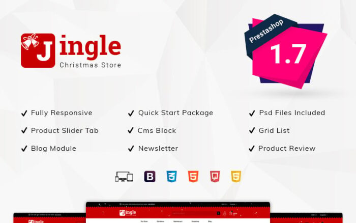 Tema PrestaShop Toko Hadiah Jingle