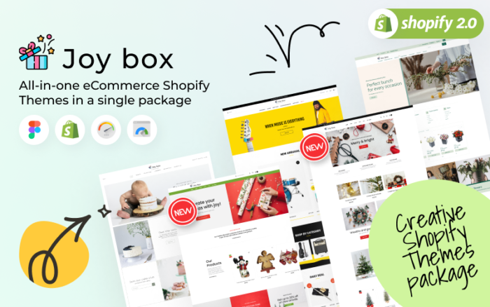 Joy Box - Tema Shopify Berbagian Kreatif Serba Ada