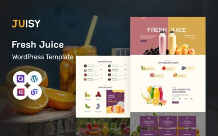 Juisy - Food Juice Store Manufacturer WordPress Elementor Theme