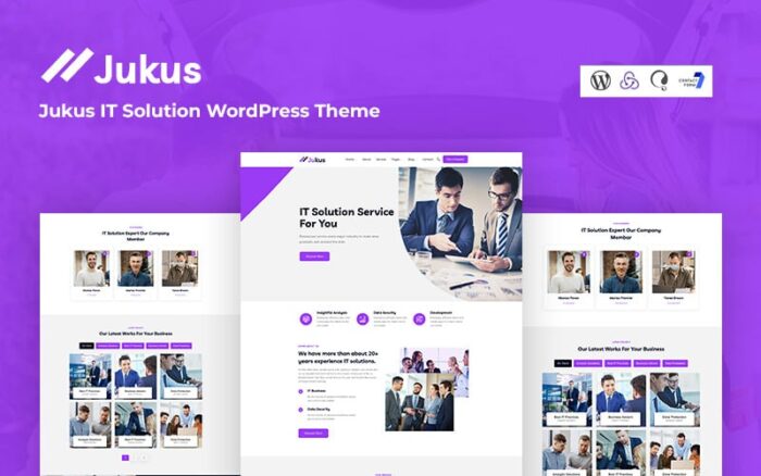 Jukus - Tema WordPress Solusi TI