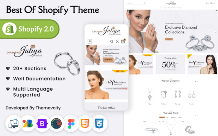 Juliya Mega Jewellery–Perhiasan Jam Tangan–Aksesoris Tema Responsif Premium Shopify 2.0