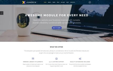 Jumerix - Templat Joomla Serbaguna