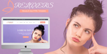 Relaxers Beauty & Spa - Template HTML Responsif - Fitur Gambar 1