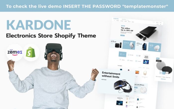 Tema Shopify Toko Elektronik Kardone