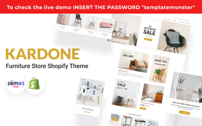 Tema Shopify Toko Mebel dan Dekorasi Kardone