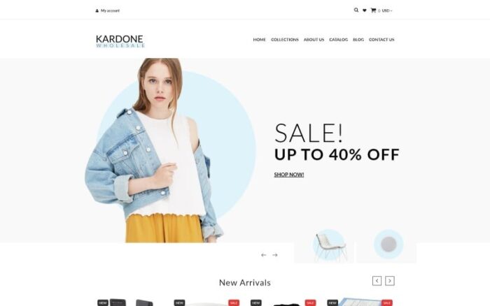 Template Toko Grosir Kardone Tema Shopify Bersih