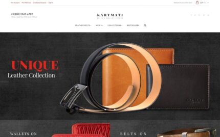 Kartmati - Leather Goods & Accessories Magento Theme