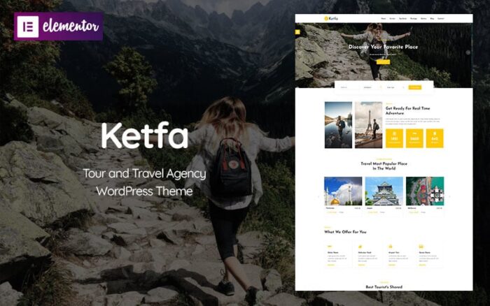 Ketfa – Tema WordPress Agen Perjalanan dan Tur