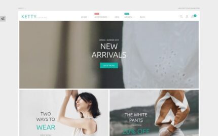 Ketty - Tema Magento Toko Busana