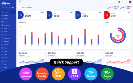 Key Bootstrap 5 Admin Dashboard