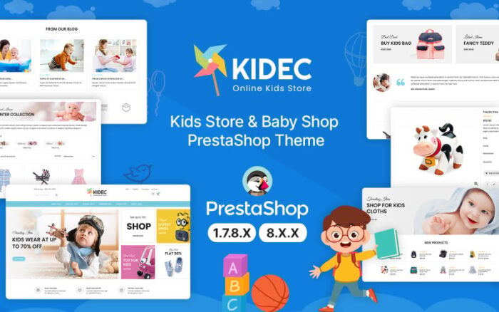 Kidec - Tema PrestaShop Mainan dan Anak-anak