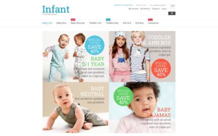 Tema Magento Fashion Anak-anak