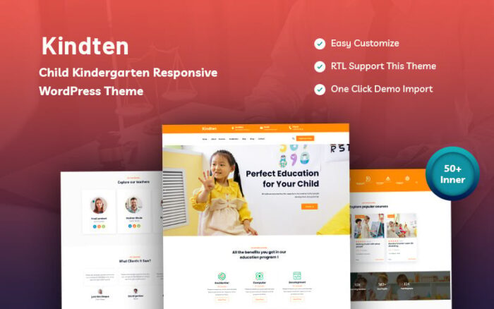 Kindten - Tema WordPress Responsif untuk Anak TK