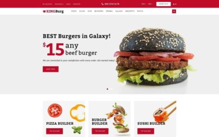 KingBurg - Template Burger OpenCart