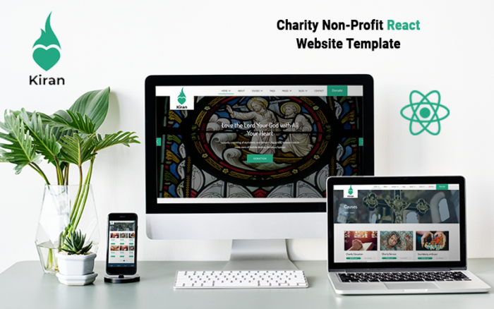 Kiran - Charity Non-Profit  React Template