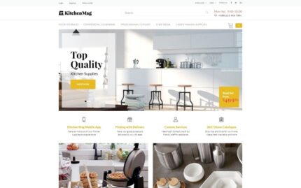 KitchenMag - Kitchen Supplies OpenCart Template