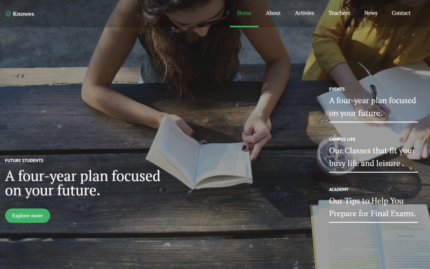 Knowes - Education Multipurpose Modern WordPress Elementor Theme