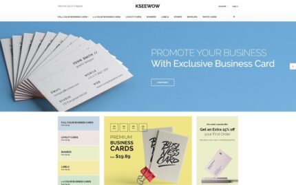 Kseewow - Template Kartu Nama OpenCart