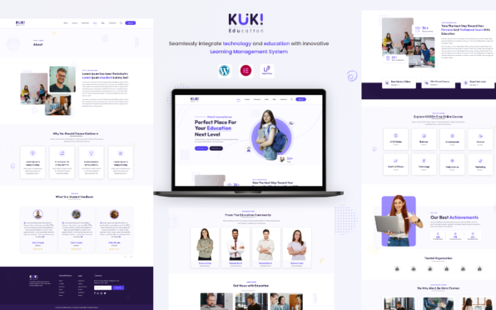 Kuki | Tema WordPress Pendidikan LMS