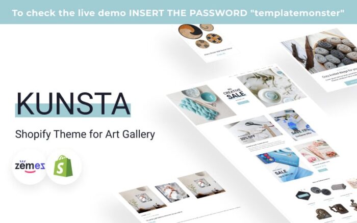 Kunsta - Tema Shopify untuk Galeri Seni