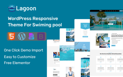 Lagoon- Pool Repair & Maintenance Service WordPress Theme