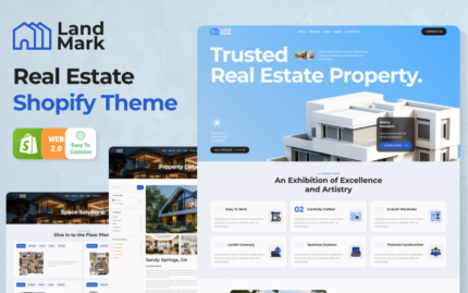 Landmark - Real Estate Sale and Rental Shopify 2.0 Theme