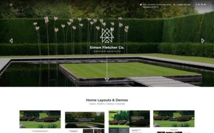 Landscape Architects Website Template