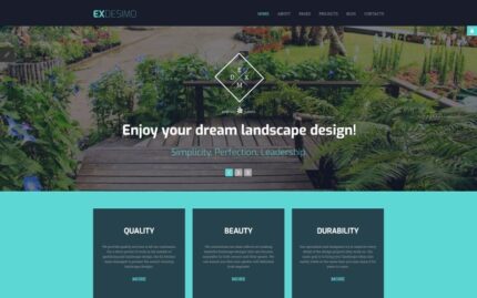 Landscape Design Responsive Joomla Template