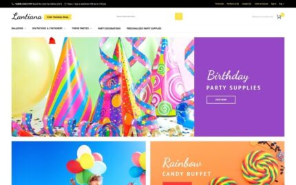 Lantiana - Party Supplies Magento Theme