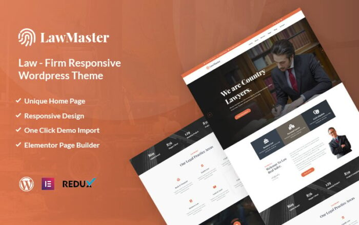 Lawmaster- Tema WordPress Pengacara, Jaksa, dan Kantor Hukum