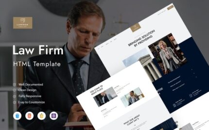 Lawrom - Law Firm HTML Template