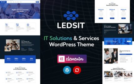 Ledsit - Tema WordPress Solusi TI & Teknologi