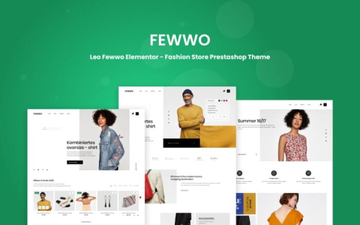 Leo Fewwo Elementor - Fashion Store Prestashop Theme