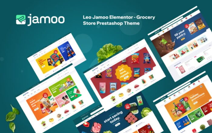 Leo Jamoo Elementor - Grocery Store Prestashop Theme