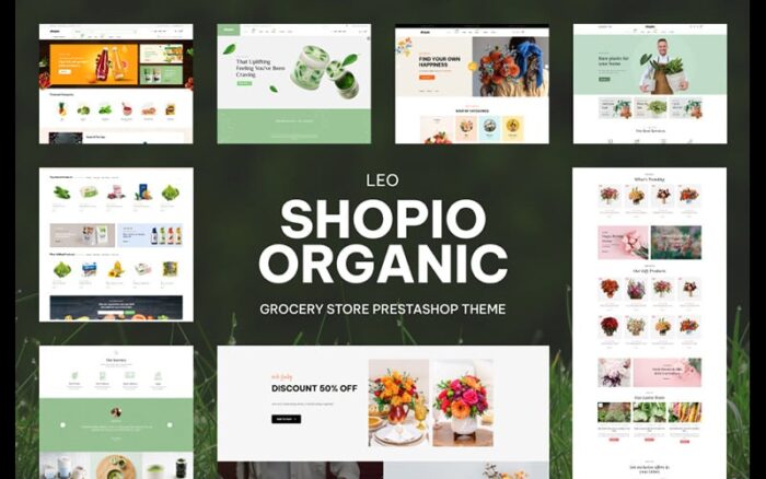 Leo Shopio Organic - Grocery Store Prestashop Theme