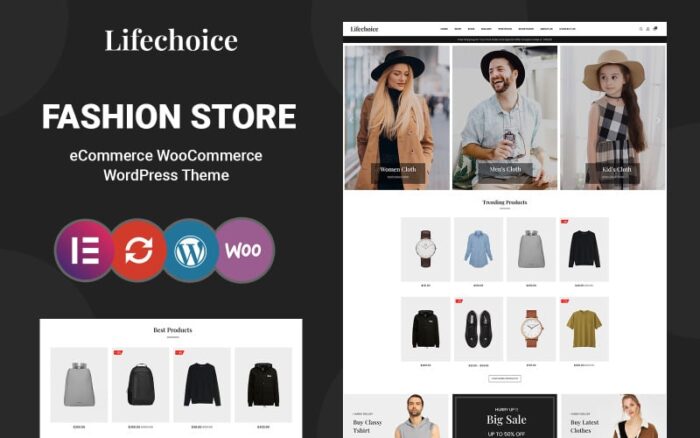 Lifechoice - Tema WooCommerce Fashion dan Aksesoris