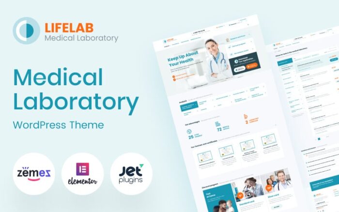 LifeLab - Tema WordPress Laboratorium Medis