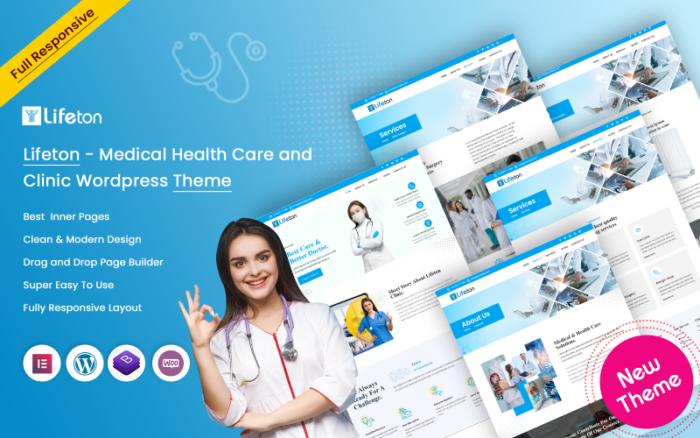 Lifeton - Tema WordPress Klinik dan Perawatan Kesehatan Medis