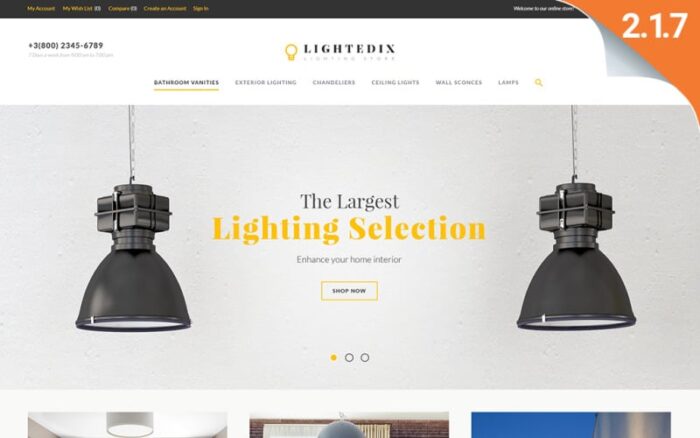 Lightedix - Tema Magento Responsif Lightning Store