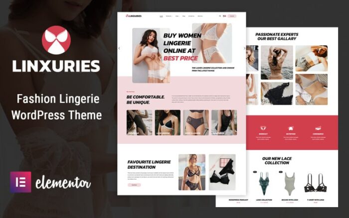 Linxuries - Tema WordPress Lingerie dan Bikini